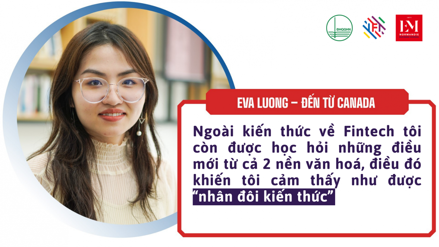 Chia sẻ của Eva Lương về chương trình Thạc sĩ Fintech tại IFI